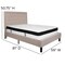 Flash Furniture Full Platform Bed Set, Beige SL-BMF-18-GG - alternate 2